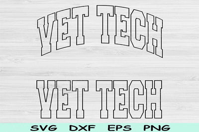 Vet Tech Svg Dxf Eps, Vet Tech Png, Veterinary Technician Svg Files For Cricut, Veterinary Tech Shirt Svg Sublimation Digital Design SVG TiffsCraftyCreations 