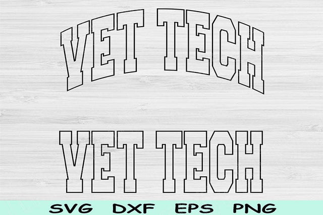 Vet Tech Svg Dxf Eps, Vet Tech Png, Veterinary Technician Svg Files For Cricut, Veterinary Tech Shirt Svg Sublimation Digital Design SVG TiffsCraftyCreations 