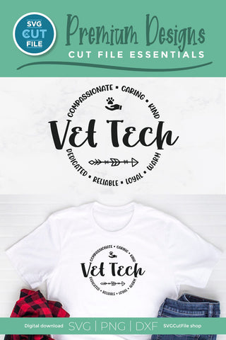 Vet tech svg, Veterinary Technician svg SVG SVG Cut File 