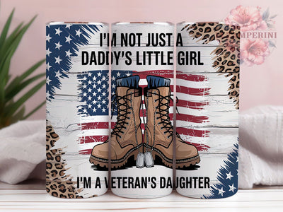 Veteran Daughter Patriotic Gift Tumbler, Military Pride Cup, Daddy's Girl Gift Tumbler, 20oz Patriotic Daughter Wrap, Armed Forces Family Sublimation, American Hero Daughter Cup Sublimation Li Zamperini 