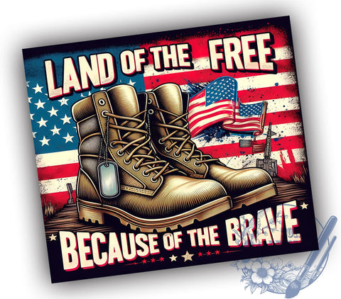 Veteran Memorial Day 20oz Skinny Tumbler, 4th of July Tumbler Png, Straight & Tapered Tumbler Wrap, Instant Digital Downlo Sublimation ToriDesigns 