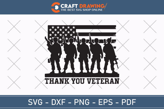 Veteran Svg, Military Svg, Patriotic Svg, Veteran Png, Soldier Svg, Army Svg, Veterans Day Svg - Printable, Cricut & Silhouette Files SVG Debashish Barman 