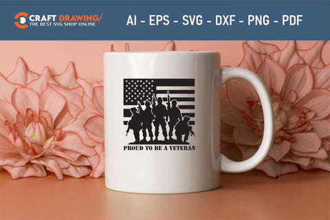 Veteran Svg, Military Svg, Patriotic Svg, Veteran Png, Soldier Svg, Army Svg, Veterans Day Svg - Printable, Cricut & Silhouette Files SVG Debashish Barman 