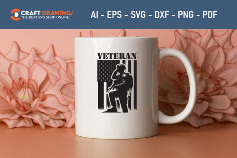 Veteran Svg, Military Svg, Patriotic Svg, Veteran Png, Soldier Svg, Army Svg, Veterans Day Svg - Printable, Cricut & Silhouette Files SVG Debashish Barman 