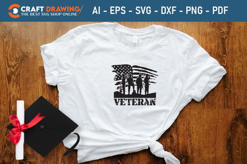 Veteran Svg, Military Svg, Patriotic Svg, Veteran Png, Soldier Svg, Army Svg, Veterans Day Svg - Printable, Cricut & Silhouette Files SVG Debashish Barman 