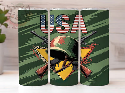 Veterans Day USA Flag 20oz Tumbler, USA Flag Wrap, Sublimation Gift, Military Mug, 20oz Tumbler Design, Patriotic Quote, Armed Forces Theme Sublimation Lara' s Designs 