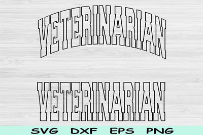 Veterinarian Svg Dxf Eps, Veterinarian Png, Veterinarian Shirt Svg Files For Cricut, Dvm Sublimation Digital Design, Animal Doctor Svg Files SVG TiffsCraftyCreations 
