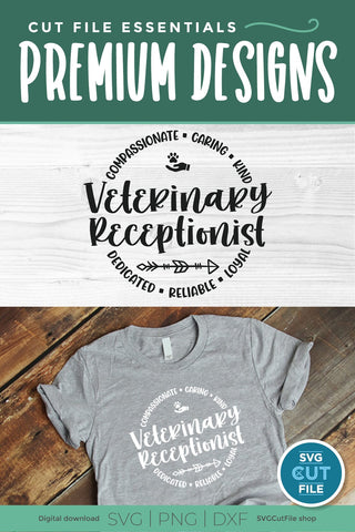 Veterinary Receptionist svg, Vet receptionist svg, Veterinary Front Desk svg SVG SVG Cut File 