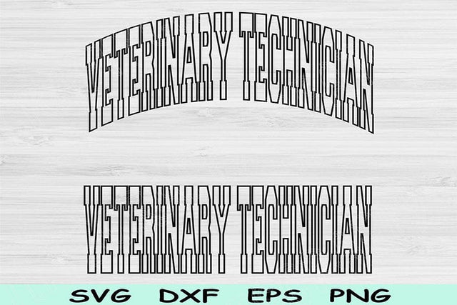Veterinary Tech Svg Dxf Png Cut File, Vet Tech Svg, Vet Technician Svg Files For Cricut, Vet Tech Shirt Svg Sublimation Digital Design SVG TiffsCraftyCreations 