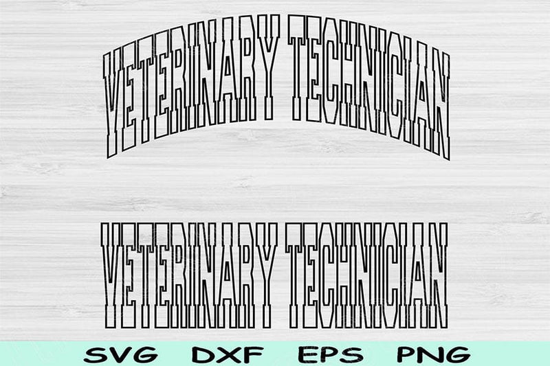 Veterinary Tech Svg Dxf Png Cut File, Vet Tech Svg, Vet Technician Svg Files For Cricut, Vet Tech Shirt Svg Sublimation Digital Design SVG TiffsCraftyCreations 