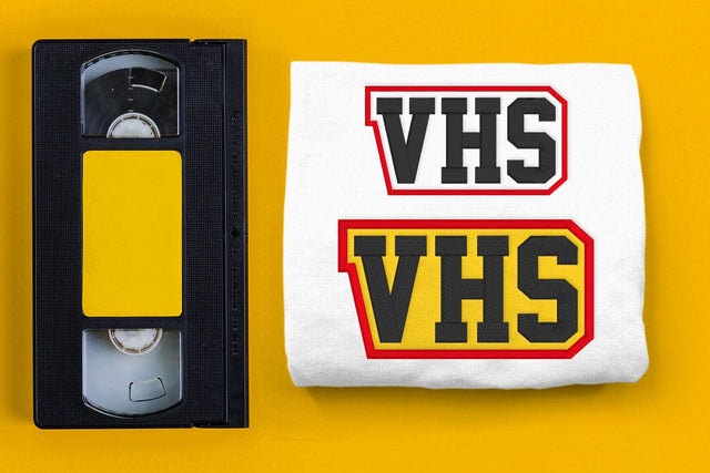 VHS High School Initials Embroidery Embroidery/Applique DESIGNS Risa Rocks It 