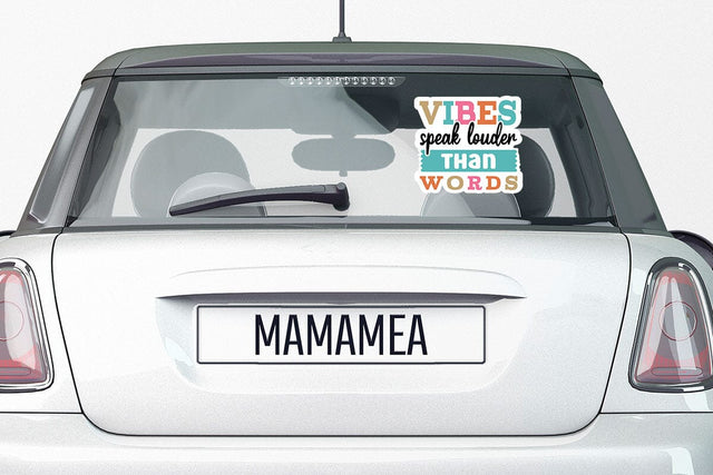 Vibes speak louder than words SVG Angelina750 