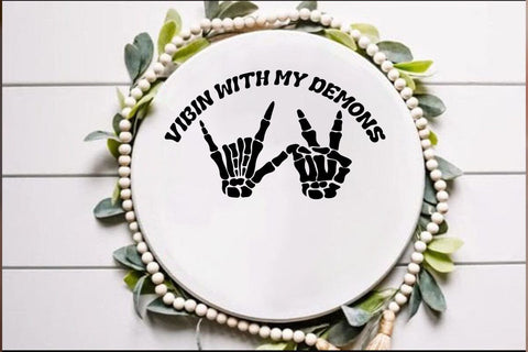 vibin with my demons SVG Angelina750 