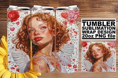 Vibrant 20oz Tumbler Sublimation Artwork Sublimation afrosvg 