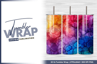 Vibrant alcohol ink art colorful abstract design Sublimation Regulrcrative 