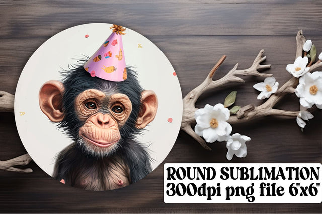 Vibrant Animal Birthday Ornament Collection Sublimation afrosvg 