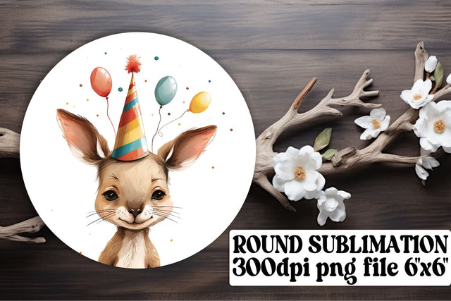 Vibrant Animal Celebration Circle Set Sublimation afrosvg 