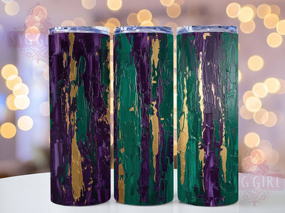 Vibrant Artistic Mardi Gras Tumbler, Carnival Colorful Wrap, Festive Party Cup, 20oz Sublimation Wrap, New Orleans Celebration Tumbler, Vibrant Artistic Design Cup, Mardi Gras Colorful Theme Wrap Sublimation SvggirlplusArt 