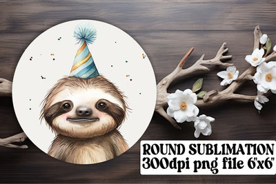 Vibrant Birthday Animal Circle Designs Sublimation afrosvg 