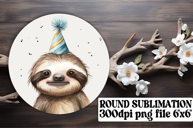 Vibrant Birthday Animal Circle Designs Sublimation afrosvg 