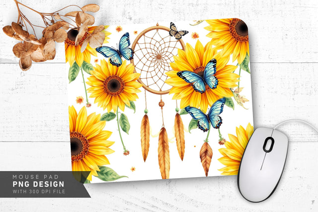 Vibrant Blossoms Mousepad Sublimation Regulrcrative 