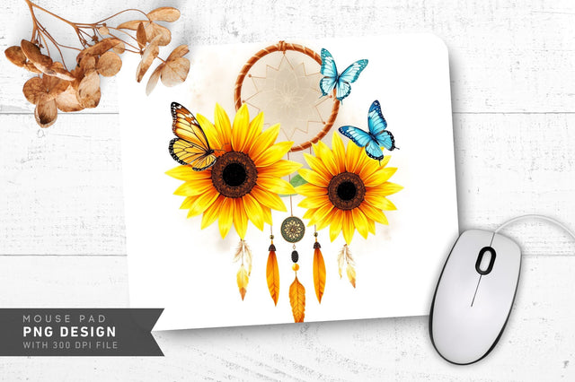 Vibrant Blossoms Mousepad Sublimation Regulrcrative 