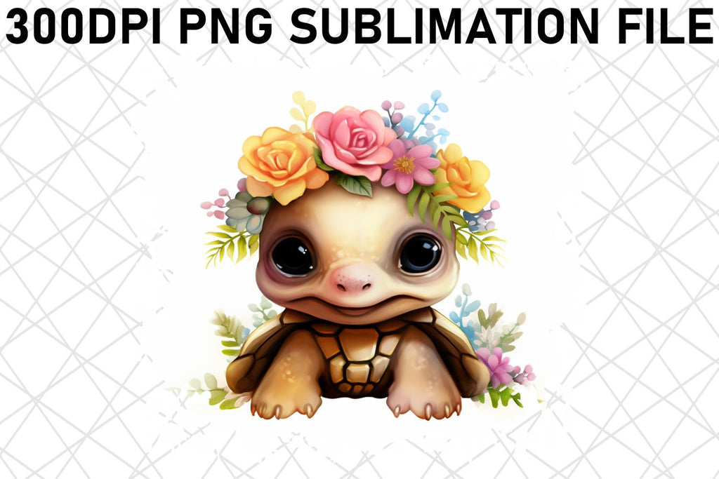 Vibrant Boho Animal Sublimation - Floral Patterns - So Fontsy