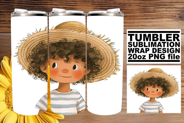 Vibrant Boho Children Sublimation Tumbler Decor Sublimation afrosvg 