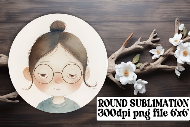 Vibrant Boho Youth Keychains: Circular Elegance Sublimation afrosvg 