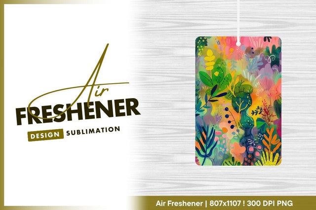 Vibrant botanical painting colorful abstract nature art Sublimation Regulrcrative 