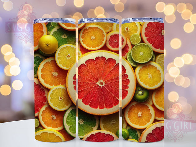 Vibrant Citrus Lemon Tumbler, Fruit Tumbler Design, Lemon 20oz Wrap, Sublimation Design, Summer Gift Idea, Fresh Lemon Wrap, Vibrant Citrus Tumbler Sublimation SvggirlplusArt 