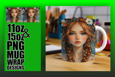 Vibrant designs available, transform your mug projects! , Fairy Sublimation HoodArtCraft 