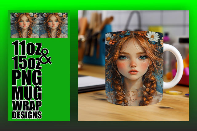 Vibrant designs available, transform your mug projects! , Fairy Sublimation HoodArtCraft 