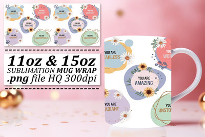 Vibrant designs, perfect for every beverage! , Quote Sublimation afrosvg 
