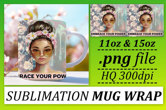 Vibrant designs, perfect for every beverage! , Woman Sublimation afrosvg 