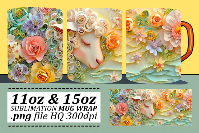 Vibrant Easter Egg Hunt Mug Wrap Sublimation, 11oz 15oz, Spring Celebration, Holiday Decor Sublimation afrosvg 