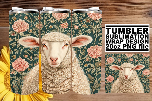 Vibrant Farm & Flower Patterns - Tumbler Bliss Sublimation afrosvg 