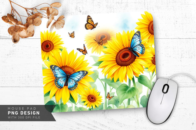 Vibrant Field Escape Mousepad Sublimation Regulrcrative 