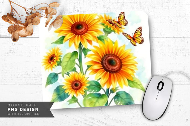 Vibrant Field Escape Mousepad Sublimation Regulrcrative 