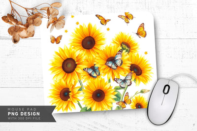 Vibrant Field Glow Mousepad Sublimation Regulrcrative 