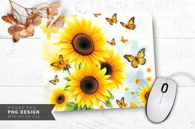Vibrant Field Glow Mousepad Sublimation Regulrcrative 
