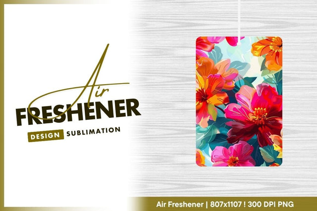 Vibrant Floral Illustration with Red Pink Orange and Yellow Flowers Sublimation Regulrcrative 