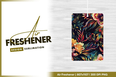 Vibrant floral pattern exotic colorful dark background Sublimation Regulrcrative 