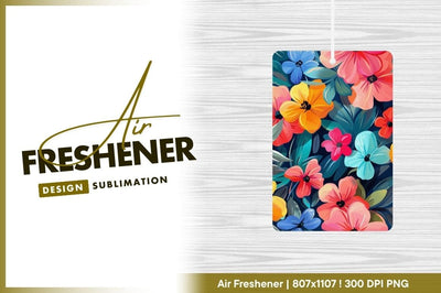 Vibrant floral pattern on dark background Sublimation Regulrcrative 