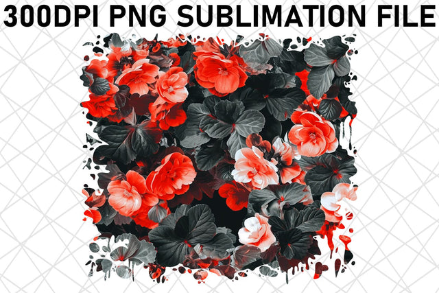 Vibrant Floral Patterns for Sublimation Sublimation afrosvg 