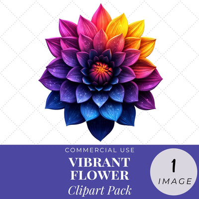 Vibrant Flower PNG SVG Paige Cole Studio 