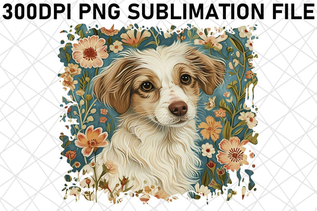 Vibrant Flowered Barnyard Critter Art Sublimation afrosvg 