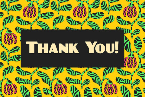 Vibrant Funky Flowers Seamless Patterns & Digital Papers Digital Pattern Rin Green 