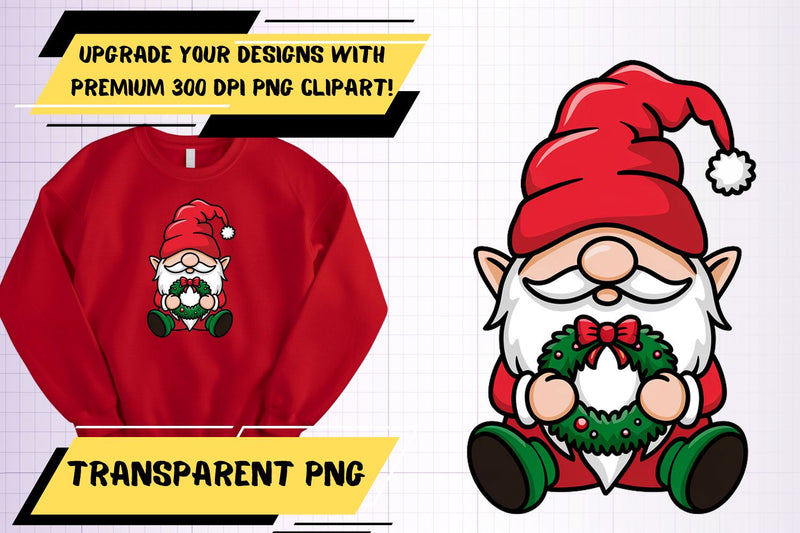 Vibrant graphics, perfect for sublimation PNG , Gnome Sublimation HoodArtCraft 