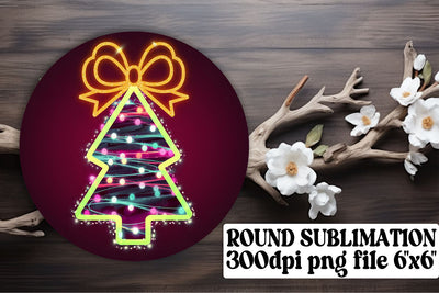 Vibrant keychain PNGs, ready for your sublimation ideas! , Neon Xmas Sublimation afrosvg 